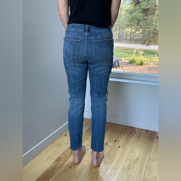 Sparkle side stripe Chicos ankle jeans size 0.5 (size women’s 6) - Picture 14 of 14